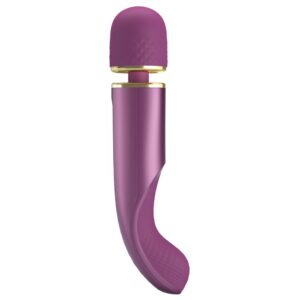 Pretty Love Colorful Massager – Vibrator Wand Masaj, Silicon, Waterproof, 7 Moduri de Vibratii, Ø 4.8 cm