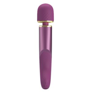 Pretty Love Colorful Massager – Vibrator Wand Masaj, Silicon, Waterproof, 7 Moduri de Vibratii, Ø 4.8 cm