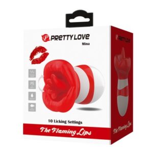 Pretty Love Mina – Stimulator Clitoris Waterproof, 10 Moduri Clit Licking Toy