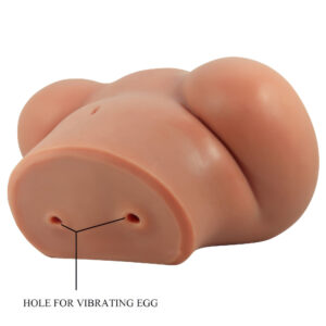 Crazy Bull Luna – Masturbator Realistic Tip Vagin si Anus, cu Vibratii si Telecomanda, TPR Moale, Waterproof