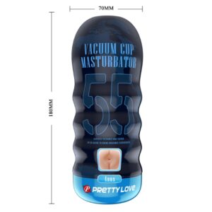 Pretty Love Vacuum Cup - Masturbator Realist Tip Anus, Waterproof