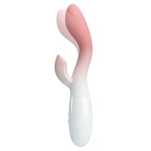 Pretty Love Brigthy – Vibrator Rabbit Waterproof, Silicon, Punctul G, 20 cm, Ø 3.4 cm