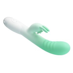 Pretty Love Cerberus Grenn – Vibrator Rabbit Waterproof, Silicon Premium, 20.6 cm, Ø 3.2 cm