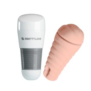 Pretty Love Kitty Vagina – Masturbator Realist Tip Vagin, Textura Naturala, Waterproof