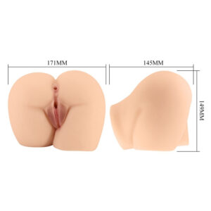 Crazy Bull Rolonda – Masturbator Realistic Tip Vagin si Anus, TPR Moale, Waterproof