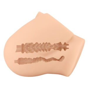 Crazy Bull Rolonda – Masturbator Realistic Tip Vagin si Anus, TPR Moale, Waterproof