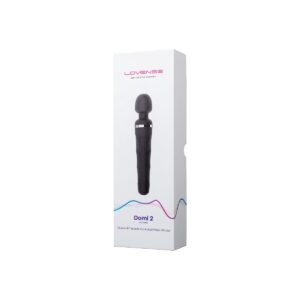 Lovense Domi 2 - Vibrator Wand , Aparat de Masaj cu Smart App, Bluetooth, Music Sync