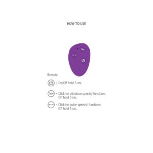 Xocoon Pulse Vibe - Vibrator Strapless Strapon, cu telecomanda, waterproof, pentru cupluri