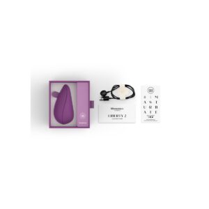 Womanizer Liberty 2 – Vibrator Stimulator Clitoris, waterproof, silicon premiu, mov