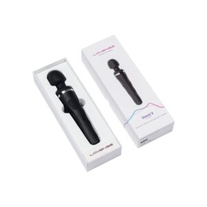 Lovense Domi 2 - Vibrator Wand , Aparat de Masaj cu Smart App, Bluetooth, Music Sync