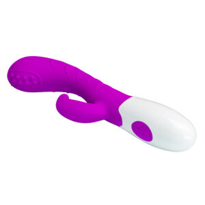 Pretty Love Bruno – Vibrator Rabbit Waterproof, Silicon Premium, 7 Moduri de Vibratii, 20 cm, Ø 3 cm