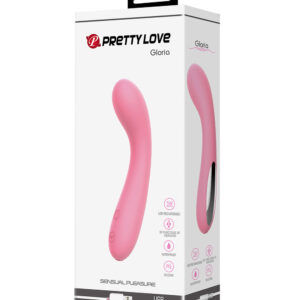 Pretty Love Gloria – Vibrator Punctul G Waterproof, Silicon, 30 Moduri de Vibratie, Roz, 16 cm, Ø 3.1 cm