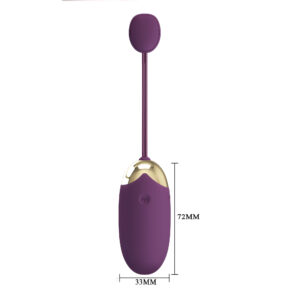 Pretty Love Abner Purple – Ou Vibrator cu Vibratii intense, Control prin Aplicatie, Silicon, Ø 3.3 cm