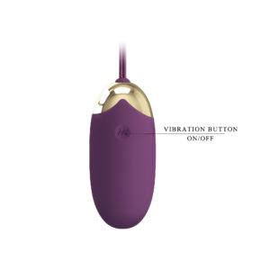 Pretty Love Abner Purple – Ou Vibrator cu Vibratii intense, Control prin Aplicatie, Silicon, Ø 3.3 cm