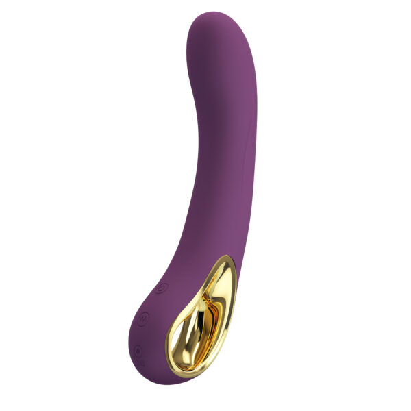 Pretty Love Ethan Purple – Vibrator Punctul G Waterproof, Control prin Aplicatie, Silicon, 20 cm, Ø 3.5 cm