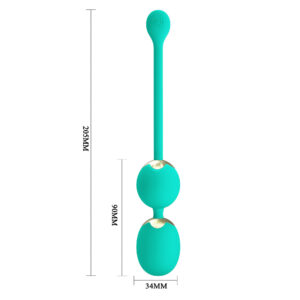 Pretty Love Willie Green – Bile Exercitii Kegel, cu Telecomanda