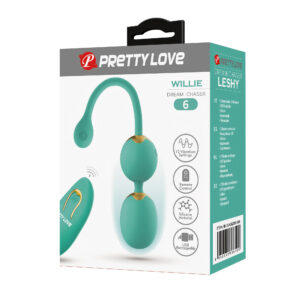 Pretty Love Willie Green – Bile Exercitii Kegel, cu Telecomanda