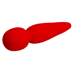 Pretty Love Meredith Red – Vibrator Wand Masaj, Silicon, Waterproof,  21.5 cm, Ø 5 cm