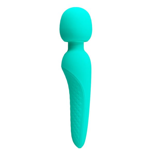 Pretty Love Meredith Green – Vibrator Wand Masaj, Silicon, Waterproof, 21.5 cm, Ø 5 cm