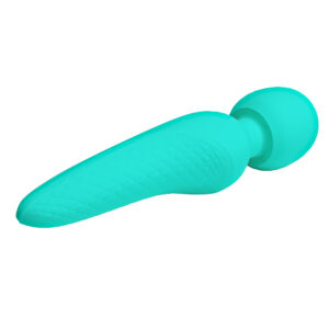 Pretty Love Meredith Green – Vibrator Wand Masaj, Silicon, Waterproof, 21.5 cm, Ø 5 cm