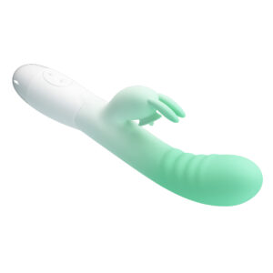 Pretty Love Cerberus Grenn – Vibrator Rabbit Waterproof, Silicon Premium, 20.6 cm, Ø 3.2 cm