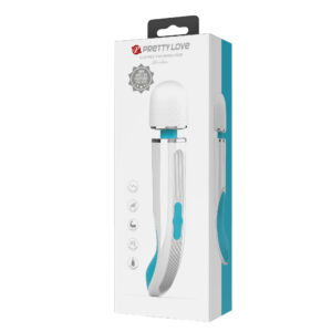 Pretty Love Berlas – Vibrator Wand Masaj, Silicon, Waterproof, 7 Moduri de Vibratii, Ø 5.8 cm