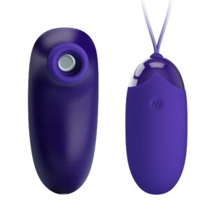 Pretty Love Orthus – Set Mini Vibrator Stimulator Clitoris cu Suctiune si Ou Vibrator cu Telecomanda