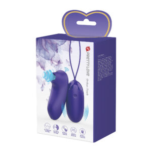 Pretty Love Orthus – Set Mini Vibrator Stimulator Clitoris cu Suctiune si Ou Vibrator cu Telecomanda