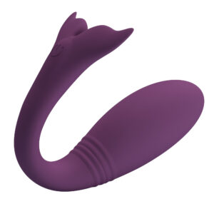 Pretty Love Jayleen Purple – Vibrator Stimulare Clitoris si Punctul G, Control prin Aplicatie, 10 cm, Ø 3.3 cm