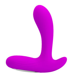 Pretty Love Backie Purple – Vibrator Dublu Stimulator Prostata Waterproof, Silicon Moale, Ø 3.5 cm