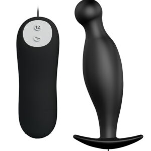 Pretty Love Special Anal Butt Plug – Dop anal, Stimulator cu Vibratii si Telecomanda, Silicon, 11.7 cm, Ø 2.8 cm