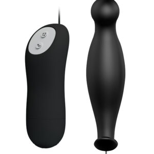 Pretty Love Special Anal Butt Plug – Dop anal, Stimulator cu Vibratii si Telecomanda, Silicon, 11.7 cm, Ø 2.8 cm