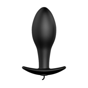 Pretty Love Vibrating Butt Plug – Dop Anal Vibrator Waterproof, Control prin telecomanda, Silicon, Ø 3,1 cm