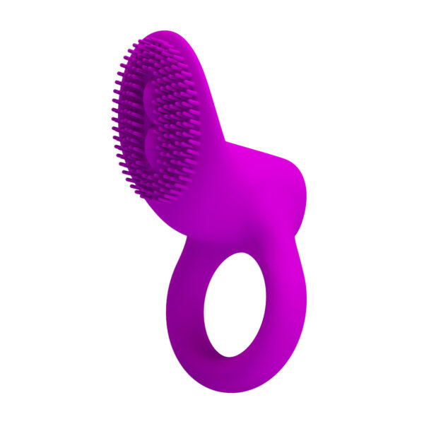 Pretty Love Cobra Purple – Inel Penis cu Vibratie si Stimulare Clitoris, Waterproof