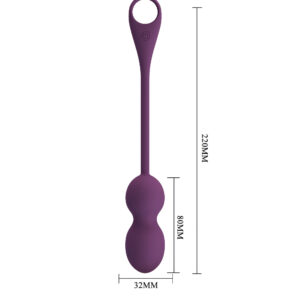 Pretty Love Elvira Purple – Bile Exercitii Kegel, Control prin Aplicatie