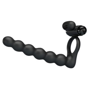 Pretty Love Hercules – Inel Penis cu Vibratie, Functie Dubla, Silicon, Waterproof