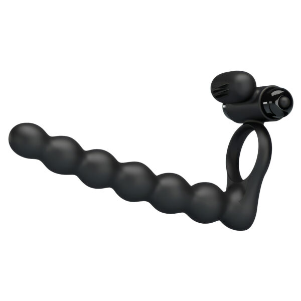 Pretty Love Hercules – Inel Penis cu Vibratie, Functie Dubla, Silicon, Waterproof