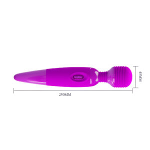 Pretty Love Power Purple – Vibrator Wand Masaj, Silicon Premium, Ø 4.5 cm