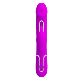 Pretty Love Kampas Purple – Vibrator Rabbit Waterproof, 3 in 1, Functie Climax, Silicon, 23 cm, Ø 3.7 cm