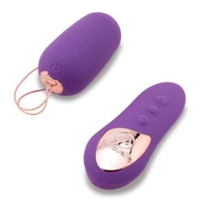 Nu Sensuelle Petite Egg – Ou Vibrator cu Telecomanda, Waterproof, Silicon premium, 15 moduri vibratie, mov