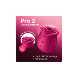 Satisfyer Pro 2 Classic Rose - Vibrator Trandafir, Stimulator Clitoris, waterproof