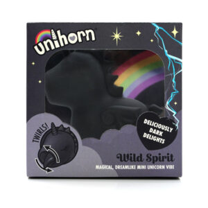 Unihorn Wild Spirit - Mini Vibrator, Stimulator Clitoris, Licking Toy, negru