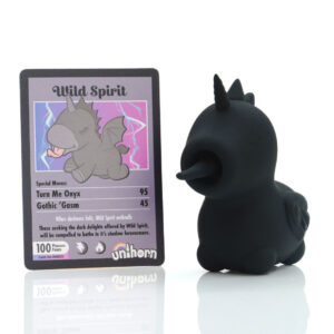 Unihorn Wild Spirit - Mini Vibrator, Stimulator Clitoris, Licking Toy, negru