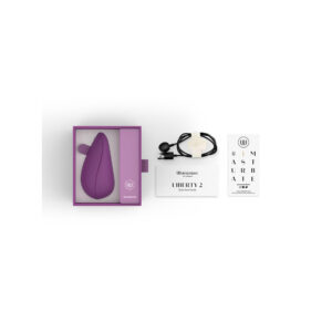 Womanizer Liberty 2 – Vibrator Stimulator Clitoris, waterproof, silicon premiu, mov