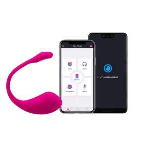 Lovense Lush 2 Wearable – Vibrator Stimulare Clitoris si Punctul G, Control prin Aplicatie, 7,6 cm, Ø 3.7 cm