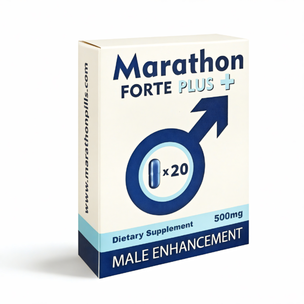 Marathon Forte Plus + – Capsule pentru potenta barbati, cresterea performantei sexuale - 20 buc