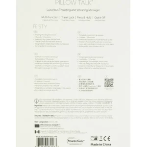 Pillow Talk - Feisty - Thrusting Vibrator - Mint