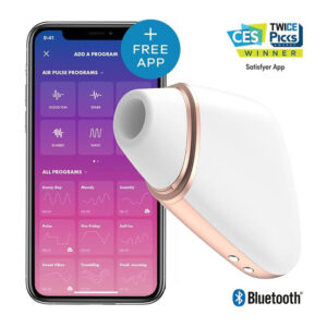 Satisfyer Love Triangle - Vibrator cu suctiune, stimulator clitoridian, Smart, Connect App