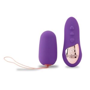 Nu Sensuelle Petite Egg – Ou Vibrator cu Telecomanda, Waterproof, Silicon premium, 15 moduri vibratie, mov