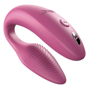 We-Vibe Sync 2 – Vibrator Stimulare Clitoris si Punctul G, Control prin Aplicatie, pentru cupluri, Roz